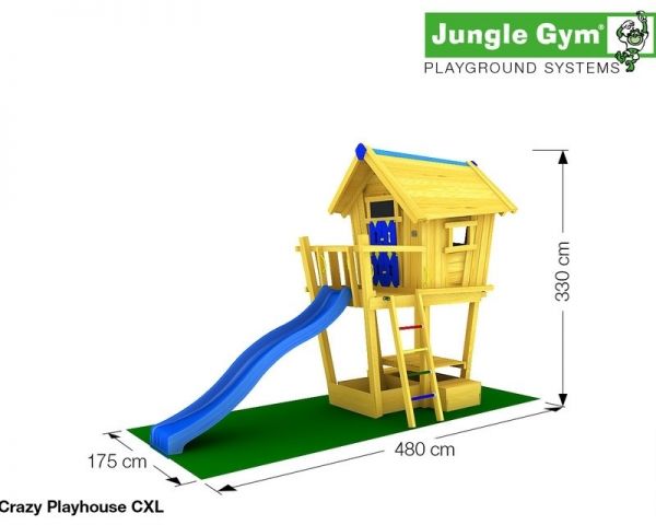 Jungle Gym Crazy Playhouse platform