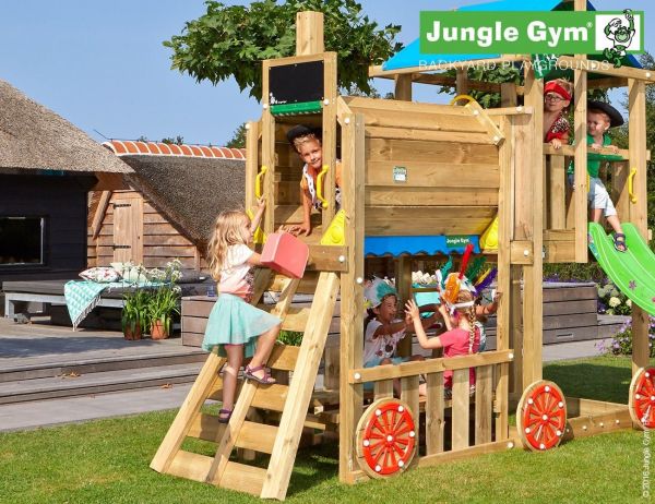 Jungle Gym Train kerti játszótér modul