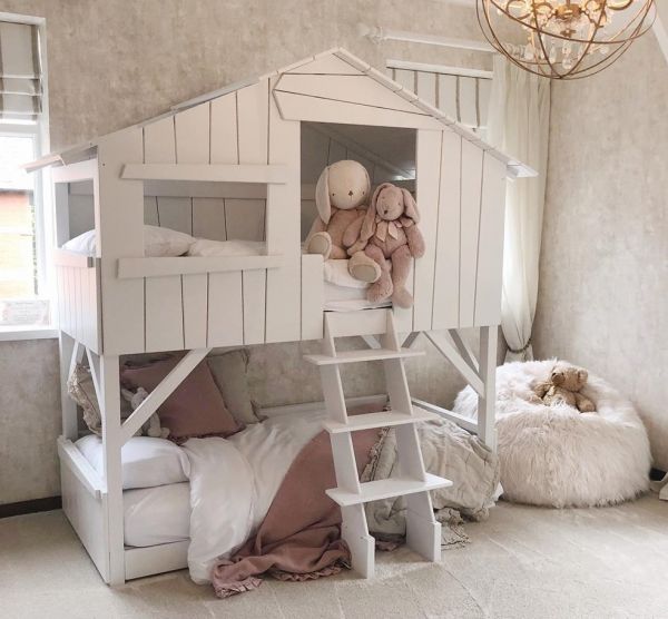 Deszka falú emeletes bunkerágy